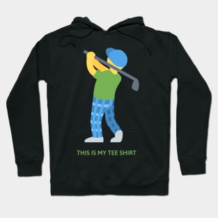 Young Golf Enthusiasts: Swinging into Youthful Passion Hoodie